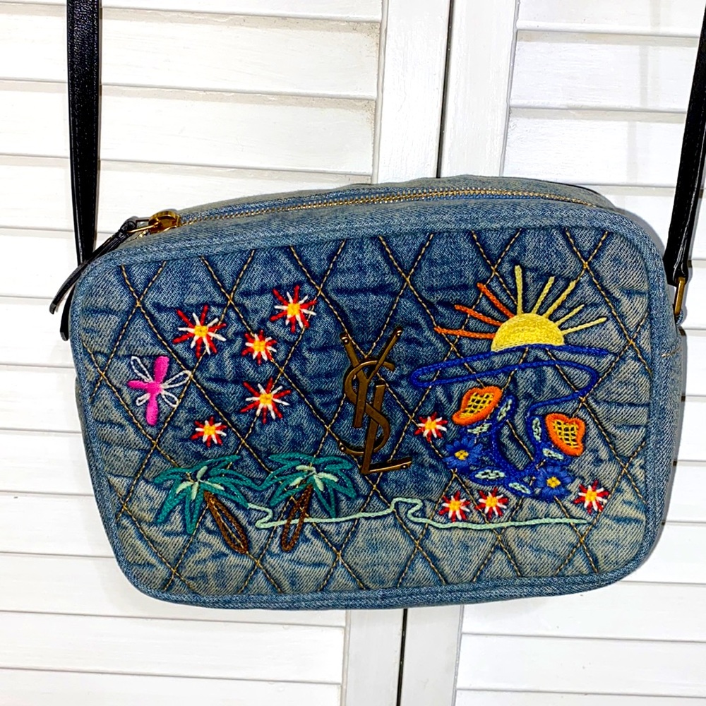 Vintage YSL ( Saint Laurent) denim bag